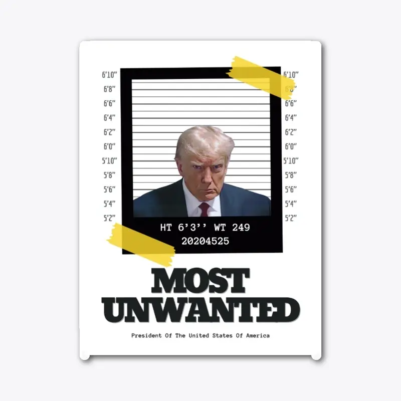 PRESIDENT TRUMP MUGSHOT Goodies